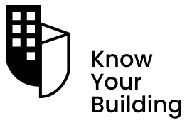 Know your building logo (Black)